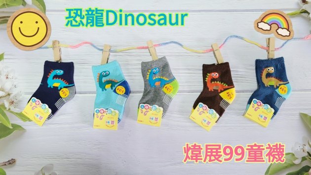 WJ 童襪Boy (❷ 恐龍系列) 2