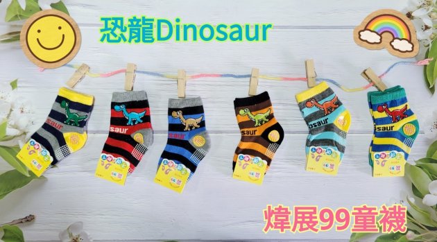 WJ 童襪Boy (❷ 恐龍系列) 4